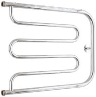 Полотенцесушитель водяной Стилье Тандем 2 полки 500х650 резьба-сгон 1" Без покрытия арт-00016-5065 — фото 5, Водяные полотенцесушители