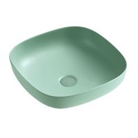 Раковина накладная ABBER Rechteck AC2217MBG зеленая матовая — фото 1, Раковины накладные