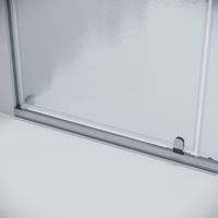 Душевое ограждение Grossman Pragma 100.K33.03.100.10.02-200.K33.03.100.10.02 (100х100х195) распашная(левая),хром,стекло шиншилла,2 места арт-120.K33.03.1010.10.02 — фото 7, Квадратные душевые уголки