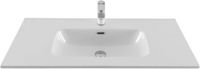 Раковина Aquanet Flat 100 белая арт-00254365 — фото 12, Раковины встраиваемые сверху