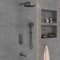 Товар: Душевой комплект встраиваемый, вороненая сталь арт-VSFW-433TI2GM - фото 3 Душевой комплект встраиваемый, вороненая сталь арт-VSFW-433TI2GM — фото 3, Встраиваемые душевые комплекты