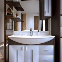 Товар: Комплект мебели для ванной Бриклаер БАЛИ 85RV, венге/белый - фото 6 Комплект мебели для ванной Бриклаер БАЛИ 85RV, венге/белый — фото 6, Комплекты мебели для ванной