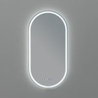 Товар: Зеркало Aquanet Монте 50 белый матовый 00288970 - фото 5 Зеркало Aquanet Монте 50 белый матовый 00288970 — фото 5, Зеркала в ванную комнату