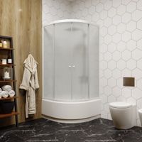 Ограждение VIVA90B N душевое Ceruttispa без поддона (90x90x195) — фото 190, Прямоугольные душевые уголки