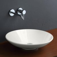 Товар: Раковина Scarabeo CUP накладная без перелива без отверстий цвет белый арт-8044 - фото 3 Раковина Scarabeo CUP накладная без перелива без отверстий цвет белый арт-8044 — фото 3, Раковины накладные