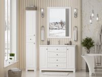 Шкаф-пенал арт-Лар-05035-0101Л — фото 5, Пеналы для ванной комнаты