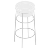 Консоль Artceram Fuori Scala для круглой раковины цвет белый матовый арт-ACA054 05 — фото 3, Консоли для раковины