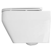 Унитаз подвесной Azario MONEO 530х365х370 безободковый, в комплекте с быстросъемным сидением микролифт арт-AZ-0062 — фото 7, Подвесные унитазы