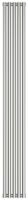 Отопительный радиатор Сунержа Эстет-0 1800х225 5 секций Сатин арт-071-0331-1805 — фото 3, Радиаторы отопления