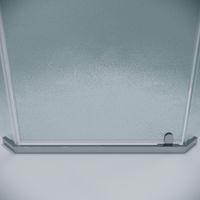 Душевое ограждение Grossman Pragma (100х100х195) трапеция,распашная,хром,стекло шиншилла, 1 место арт-302.K33.03.1010.10.02 — фото 6, Душевые уголки трапеция