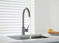 AQ1382BGM ЕВРОПА смеситель для кухни, оружейная сталь — фото 5, Смесители для кухни