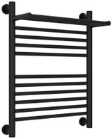 Товар: Полотенцесушитель водяной Сунержа Богема с полкой+ 600х500 Матовый чёрный 31-0223-6050 - фото 4 Полотенцесушитель водяной Сунержа Богема с полкой+ 600х500 Матовый чёрный 31-0223-6050 — фото 4, Водяные полотенцесушители