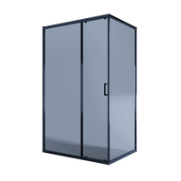 Душевой уголок ALEX BAITLER 1 серия AB14120B4 тонированное стекло — фото 1, Душевые перегородки