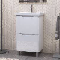 Тумба под раковину VIGO Glem 50 напольная белый арт-321 — фото 2, Тумбы под раковину