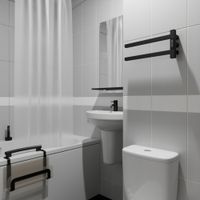 Полотенцесушитель электрический COOK ПРОФИЛЬНЫЙ 190х110 правый, скр.монтаж, СНШ, черный матовый(RAL 9005), (Ferrum), Маргроид арт-Cook-1840-1081-9005R — фото 1, Электрические полотенцесушители