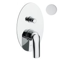 Смеситель для душа встраиваемый Webert Aria AI860101844, белый/хром — фото 1, Смеситель для душа