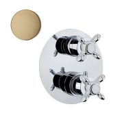 Смеситель для душа встраиваемый с термостатом Webert Ottocento OT970902065, бронза — фото 1, Смеситель для душа