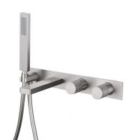 Смеситель ABBER Rund AF8730SP для ванны скрытого монтажа, сатин — фото 1, Смеситель для ванны