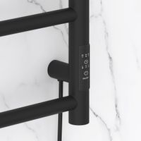 Товар: Полотенцесушитель электрический Стилье Формат 27 800х400 правый Матовый чёрный 31528-8040 - фото 2 Полотенцесушитель электрический Стилье Формат 27 800х400 правый Матовый чёрный 31528-8040 — фото 2, Электрические полотенцесушители