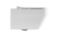 Унитаз подвесной Tornado Edge , цвет белый, ультратонкое soft-close сиденье арт-VT1-38T — фото 5, Подвесные унитазы