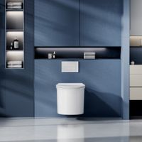 Унитаз ABBER Bequem подвесной белый, безободковый, смыв торнадо и струйный смыв арт-AC1127 — фото 3, Подвесные унитазы