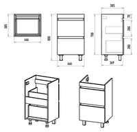 Тумба под раковину арт-Э-Ени01050-0112Я — фото 4, Тумбы под раковину
