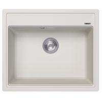 Кухонная мойка ABBER Quarz AQ2902W белый — фото 1, Кухонные мойки