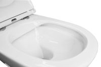 Унитаз подвесной AZARIO Porta 520х360х375 безободковый, быстросъемное сиденье микролифт арт-AZ-0064 — фото 7, Подвесные унитазы