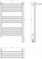 Товар: Полотенцесушитель электрический Сунержа Богема 3.1 с полкой 800х500 МЭМ правый Шампань 020-6007-8050 - фото 3 Полотенцесушитель электрический Сунержа Богема 3.1 с полкой 800х500 МЭМ правый Шампань 020-6007-8050 — фото 3, Электрические полотенцесушители