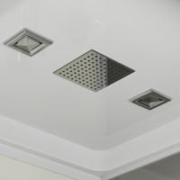 Душевая кабина Niagara Standart (100х100х215) квадрат,поддон 15см,распашная,проф.белый,3 места арт-ST100/15Q — фото 8, Душевые кабины