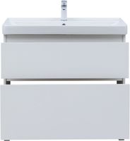 Товар: Тумба под раковину Aquanet Вега 90 напольная, белый глянец 00344124 - фото 5 Тумба под раковину Aquanet Вега 90 напольная, белый глянец 00344124 — фото 5, Тумбы под раковину