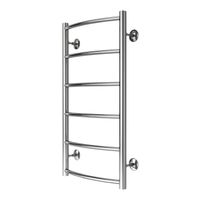 Полотенцесушитель водяной AZARIO VERONA 400/800 6 секций, нижнее/диагональное подключение, 1/2", хром арт-AZ04148 — фото 1, Водяные полотенцесушители