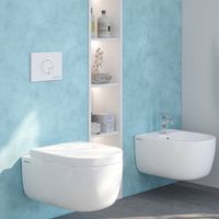 Инсталляция BERGES для скрытого монтажа унитаза NOVUM кнопка R4 Soft Touch белая арт-040224 — фото 5, Инсталляции для унитазов