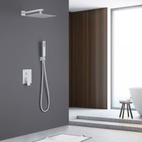 Товар: Душевая система ABBER Daheim AF8219W скрытого монтажа без излива, белая матовая - фото 2 Душевая система ABBER Daheim AF8219W скрытого монтажа без излива, белая матовая — фото 2, Встраиваемые душевые комплекты