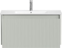 Тумба под раковину Allen Brau Gravity 100 1.370018.PWM папирус матовый — фото 4, Тумбы под раковину