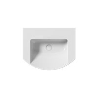 раковина подвесная/встраиваемая NORM 60x49 белый арт-8645111 — фото 1, Раковины подвесные