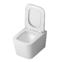 Товар: Унитаз подвесной Grossman (485х340х290) безободковый,смыв торнадо,белый матовый с тонкой крышкой,микролифт,1 место арт-GR-4404MSQ - фото 2 Унитаз подвесной Grossman (485х340х290) безободковый,смыв торнадо,белый матовый с тонкой крышкой,микролифт,1 место арт-GR-4404MSQ — фото 2, Подвесные унитазы