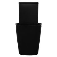 Унитаз-компакт Azario Black King 370х640х810 безободковый, с быстросъемным сиденьем микролифт, черный матовый (AZ-8303D) арт-AZ-8303-D — фото 7, Напольные унитазы