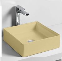 Раковина Artceram Scalino накладная без отверстий цвет Zync yellow арт-SCL001 12 00 — фото 1, Раковины накладные