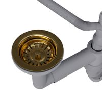 Товар: Кухонная мойка Reflexion Iseo RX2250GD брашированное золото - фото 417 Кухонная мойка Reflexion Iseo RX2250GD брашированное золото — фото 417, Кухонные мойки