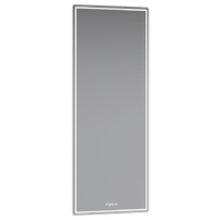 Зеркало со светодиодной подсветкой, сенсорным выключателем и регулятором освещенности. UM0204 — фото 3, Зеркала в ванную комнату