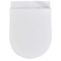 Унитаз подвесной AQ0700-001 Aquatek Поларис 520х365х370мм, тонкое сиденье с механизмом плавного закрывания, крепеж арт-AQ0700-01 — фото 1, Подвесные унитазы