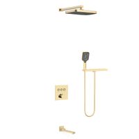Душевой комплект встраиваемый, 3 режима, брашированное золото арт-VSFW-4311RBG — фото 1, Встраиваемые душевые комплекты