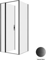 Душевой уголок Allen Brau Priority 90x80 3.31027.BBA + 3.31042.BBA черный браш 3.31027.BBA + 3.31042.BBA — фото 5, Прямоугольные душевые уголки