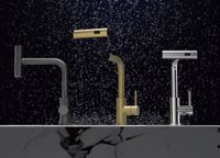 Смеситель для кухни с мультифункциональным изливом BELZ , оружейная сталь арт-B74811-3 — фото 1, Смесители для кухни