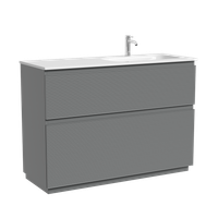 Тумба напольная SANCOS Folk Floor правая 1190х445х850, c двумя ящиками оснащенными доводчиками, Ergraut soft, арт.FL120FRES — фото 5, Тумбы под раковину