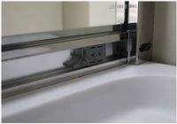 Душевой уголок Aquanet Delta 100x100, R550, прозрачное стекло арт-NPE2142 — фото 6, Душевые уголки четверть круга