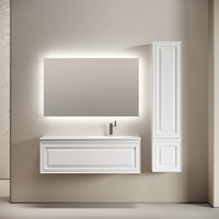 Тумба подвесная SANCOS Very правая 1195х445х406, c одним ящиком оснащенным доводчиками, Bianco , арт. арт-VR120RW — фото 4, Тумбы под раковину