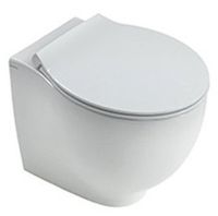 Товар: Унитаз HATRIA LE FIABE Y1E001 напольный слив универсальный цвет белый - фото 1 Унитаз HATRIA LE FIABE Y1E001 напольный слив универсальный цвет белый — фото 1, Приставные унитазы