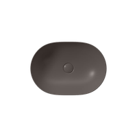 раковина накладная PURA 50x35 коричневый матовый арт-886016 — фото 1, Раковины накладные